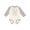 Natural and Heather, variant on Titi's Little Peanut Boys or Girls Long Sleeve Baby Bodysuit