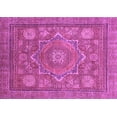 thumbnail image 1 of Ahgly Company Indoor Rectangle Abstract Purple Modern Area Rugs, 6' x 9', 1 of 4