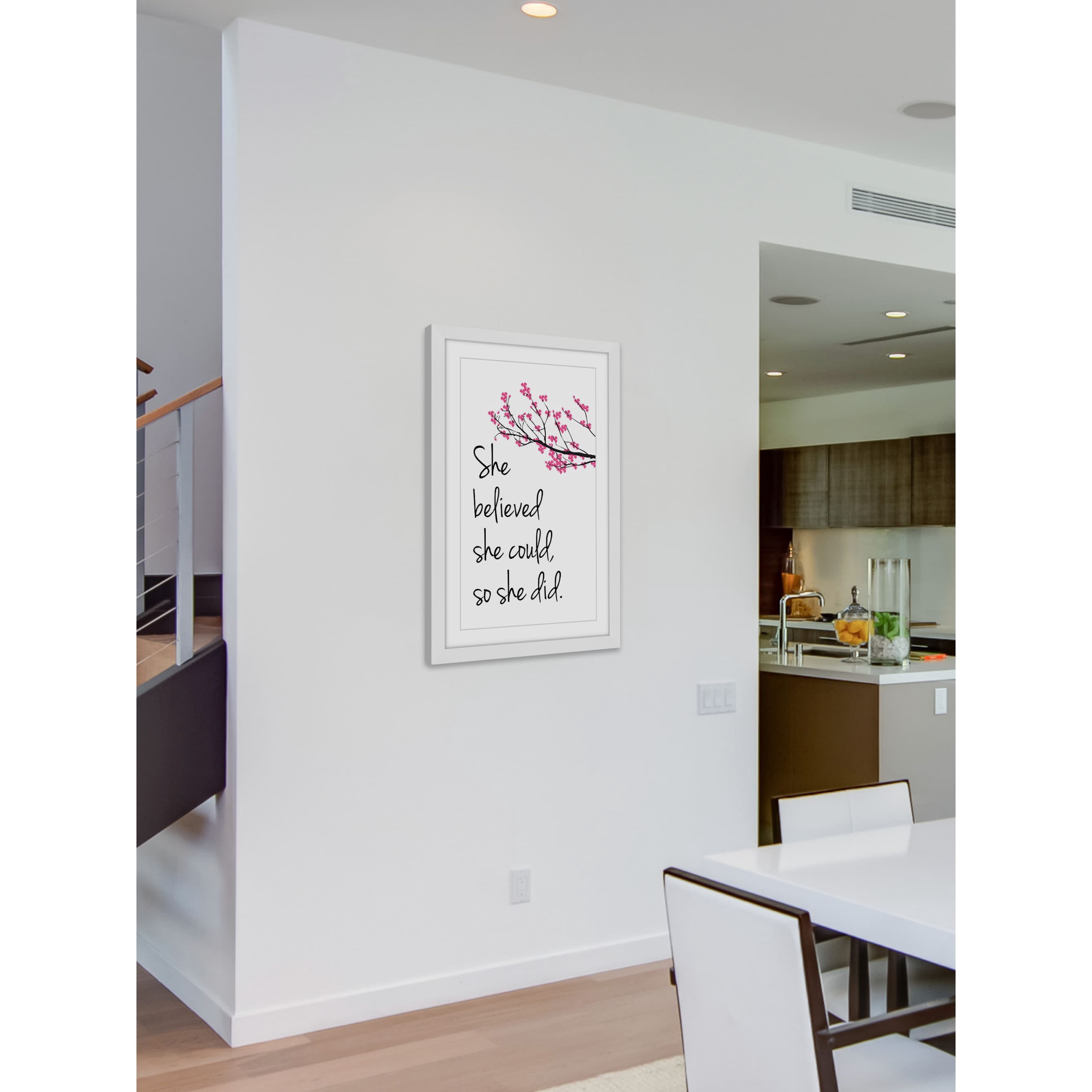 "She Believed" Framed Painting Print