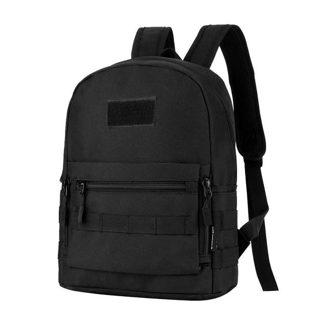 Sac à Dos de Randonnée 10L, Sac de Plein Air pour Camping, Chasse, Alpinisme, Voyage Noir