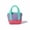 D, variant on Mini Tote Bag Decoration Gift Bag Colorful Canvas Bag
