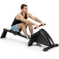 thumbnail image 3 of Spaco Foldable Magnetic Quiet Operated Fitness Rowing Machine with 10 Level Adjustable Resistance, Smooth, and Ergonomic Foot Pedals, 3 of 11
