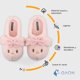 thumbnail image 4 of Pantuflas para Mujer Comodas Suaves y Calidas Zapatillas de Peluche de Decanso para Casa Ideal para Invierno y Clima Frio Rosa Conejo, 4 of 5