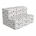 thumbnail image 1 of Animal Print Foldable Mattress, Cartoon Fauna Zebra, 74.8" x 35.4", Multicolor, by Ambesonne, 1 of 6