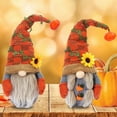 thumbnail image 4 of Sunflower Doll Decor, 2 Pcs Fall Gnome with Pumpkin and Sunflower Handmade Cute Faceless Doll for Home Farmhouse Kitchen Decor Shelf Tiered Tray Display Ornaments, 4 of 9