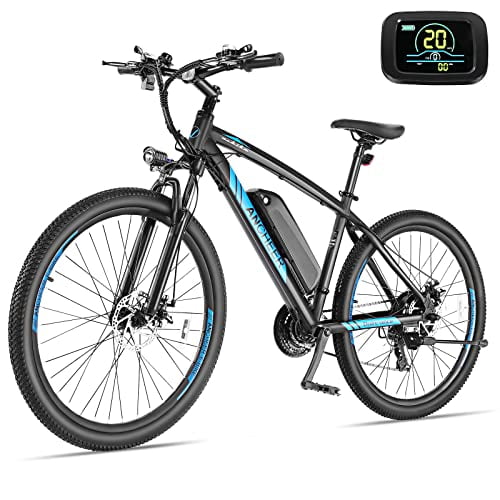 ANCHEER Hummer Vélo Électrique pour Adultes 27,5 Pieds' Crête 750W Vélo de Montagne/vélo Électrique, Charge Rapide 3 Heures, Vélo Électrique 55 Miles avec Batterie 48v/499Wh, Écran LCD, Vitesses 21/24