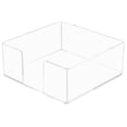thumbnail image 1 of Dispensador de servilletas decorativo de acrílico transparente, organizador de servilletas transparente, 1 of 7