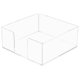 thumbnail image 1 of Dispensador de servilletas decorativo de acrílico transparente, organizador de servilletas transparente, 1 of 7