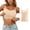 Beige, variant on Women's Adjustable Suspender Vest Yoga Tank Bottoming Breathable Layering Light Pink XXXXXL