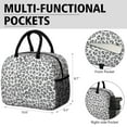 thumbnail image 6 of Womens White and Gray Of Leopard Print Lunch Box for Work,Insulated Lunch Bag for Women,Loncheras Para Mujer,Leakproof Adult Lunch Bag for Work,Beach,Travel,Picnic,Camping, 6 of 7