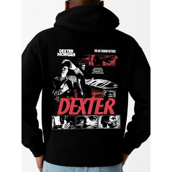 Dexter Hoodie graphic hoodies mens long sleeve black Comfortable for Casual Wear autumn Unique Design Unisex Shirt Printed tshirts