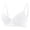 White, variant on Women's Smoothing T-Shirt Bra Soft Lace Bra White S