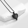 thumbnail image 3 of Personalize God has you in his arm i have you in my heart -  Vintage Stainless Steel Rose Flower Heart Urn Pendant Necklace for Cremation Ashes Holder Memorial Jewelry, 3 of 6