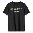 thumbnail image 1 of NASA Planet Line Black Medium T-Shirt, 1 of 2