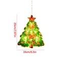 thumbnail image 2 of Christmas Window Lights, Warm LED Hanging Window Decorative Lamp Battery Operated for Fireplace Wall Front Door Xmas Holiday Indoor Home Decor, 2 of 7