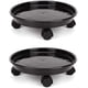thumbnail image 1 of Paquete de 2 soportes para macetas de resina PP Vhermosa WMJ-0108 con 4 ruedas universales, 1 of 6
