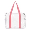 thumbnail image 1 of Bolso Maquillaje Aseo Transparente PVC Transporte Artículos Tocador Impermeable Portátil, 1 of 9