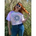 thumbnail image 2 of Lotus Evil Eye Tie Dye Spiral Women -Image by Shutterstock, Female Small, 2 of 4