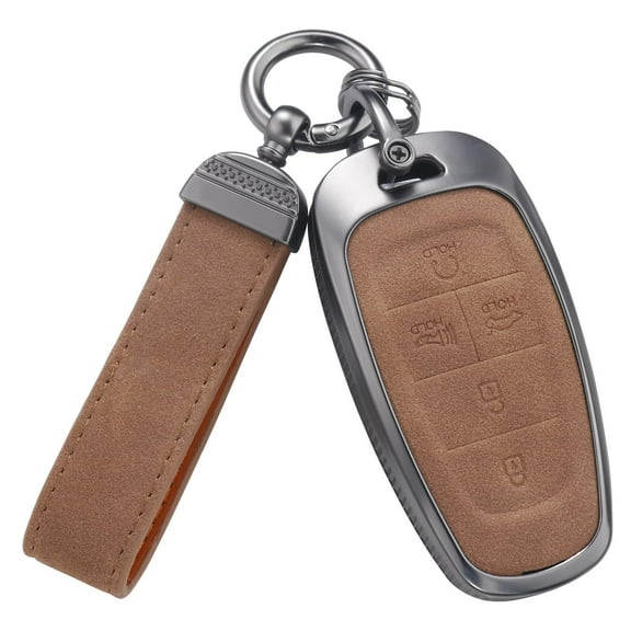 for Hyundai Key Fob Cover, Full Protection Key Case Shell Compatible with 2019 2020 2021 2022 Hyundai Sonata Tucsonn  5 Buttons