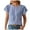 Blue, variant on Vetement Femme ete 2025 Women's Spring/ Summer New Round Neck Fashion Petal Sleeve Loose Top Women Top New Women T Shirts Womens Neck Long Sleeve Thermal Shirts Tech Stretch Plain Tees for Long L