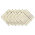 thumbnail image 2 of Design Imports Gray French Stripe Napkin Set of 6, 2 of 4