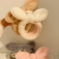thumbnail image 4 of Transemion Serre-Tête de Douche Doux et Léger Oreilles d'Animal Mignonnes Larges Applications Bandeau Multifonction Blanc, 4 of 6