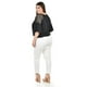 thumbnail image 3 of Blusa con nudo al frente Roman Fashion /Tallas Extras, 1813 (Negro) negro 40, 3 of 6