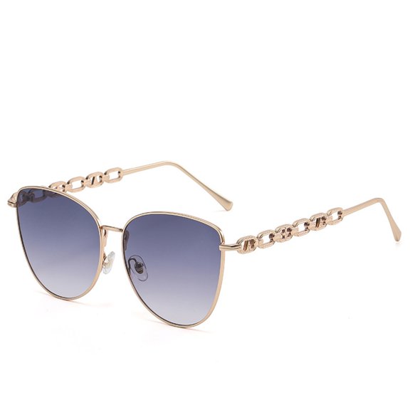 Women's Mirrored Sunglasses, UV400 Glasses, Vintage Aviator Glasses, Retro Sunglasses, Women with Eye-catching Mirroring