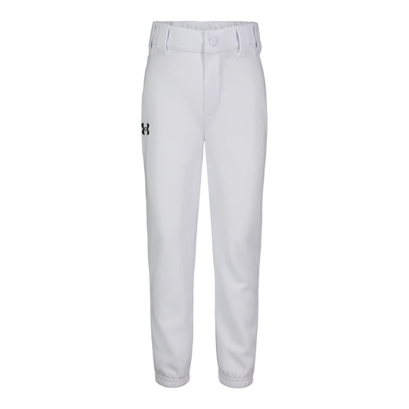 Pantalones de béisbol Under Armour Pre-School para niños, talla 7, blancos