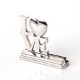 thumbnail image 3 of Titular de la tarjeta del lugar perfecl Decoración Para Favor Forma de AMOR, 3 of 6