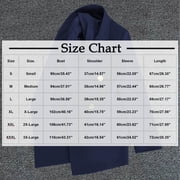 QSAWXQZ Women's Double Breasted Blazer Metal Buttons Boyfriend Style Office Business Solid Suit Jacket Formal Outerwear Coat XL