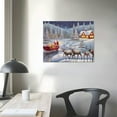 thumbnail image 3 of Nawypu  - Winter Canvas Wall Art Christmas Eve Santa Painting Artwork for Home Wall Decor,Stretched and Framed Ready to Hang, 3 of 4