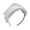 White, variant on yotijay Half Hat Shape Headband Decor Retro Versatile Stylish Hair Hoop for Summer Black