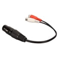 thumbnail image 3 of XLR Hembra A 2 RCA Hembra Y Cable Divisor, 3 Pines Universal Dual RCA A 1 XLR Hembra A Hembra Cable Estable Silencioso Para Mezclador, 3 of 8