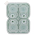 thumbnail image 1 of Bandeja de cubitos de hielo de silicona con forma de oso para crear cubitos de hielo gigantes decorativos para cócteles, batidos y bebidas frías en bares caseros, 1 of 7