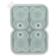thumbnail image 1 of Bandeja de cubitos de hielo de silicona con forma de oso para crear cubitos de hielo gigantes decorativos para cócteles, batidos y bebidas frías en bares caseros, 1 of 7