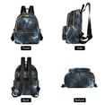 thumbnail image 4 of FORMRS Mini Backpack Purse for Women Travel Daypack Casual Shoulder Bag, Lightning Pattern, 4 of 7