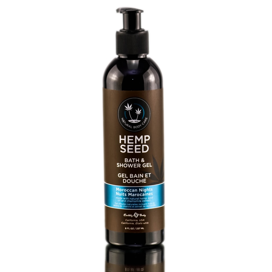 Earthly Body Hemp Seed Bath & Shower Gel Option Moroccan Nights