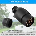 thumbnail image 5 of Trailer Adapter, 12V 7 Pin Trailer Hitch Plug Adapter For N Type Plastic Car Trailers-8, 5 of 5