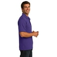 thumbnail image 3 of Port & Company KP155 Mens Core Blend Pique Polo T-Shirt, Purple - 4XL, 3 of 6