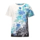 thumbnail image 4 of Camiseta de manga corta suelta con cuello redondo y estampado informal a la moda para mujer Fridja  hjk4370, 4 of 8