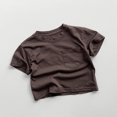 thumbnail image 2 of Timegard Toddler Baby Clothes Boy Girl Comfy Cotton Solid Color Tshirts Casual Loose Unisex Tops, 2 of 3