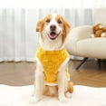 thumbnail image 4 of Big Dogs Clothes Winter Warm Sweater S-6XL Size Pet Clothing Dog Coats Sweatshirt Puppy Pullover Vest Yellow XS, 4 of 4