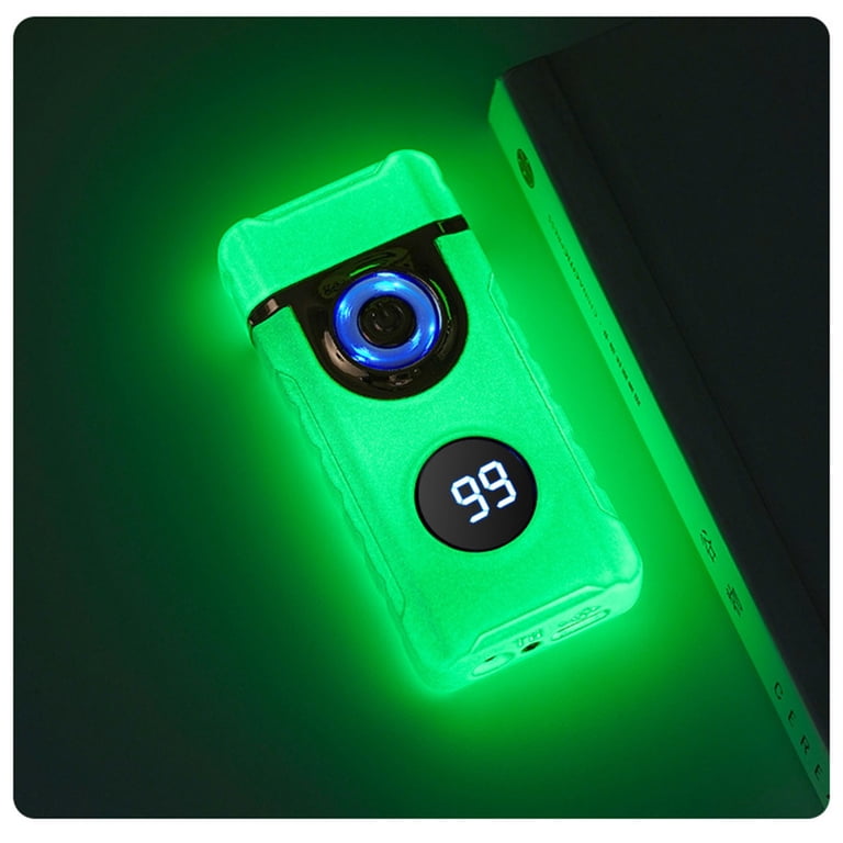 green electronic cigarette lighter Retro Plastic Case DC-3V Electric Battery-Operated VTG they provide reliable performance indoors and outdoors while ensuring maximum safety for your family Green Rechargeable Electric Lighter