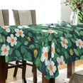 thumbnail image 5 of Yayeee Tablecloths 54" x 54" Rectangle Wrinkle Resistant Party Table Cover, Small White Flowers, 5 of 8