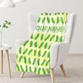 thumbnail image 2 of LHSHID Personalized Pickle Blanket Gifts with Name Text Funny Throw Blanket for Adults Kids Lightweight Plush Soft Cozy Warm Flannel Blankets for Bed Couch, 2 of 7