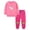 Pink, variant on mgoYE Toddler Baby Girl Outfit Fall Winter Girl Clothes Long Sleeve Cute Cartoon Sweatshirts Pants Outfits