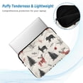thumbnail image 2 of FORMRS 15"-15.6" Laptop Sleeve Protective Case Soft Carrying Quilted Computer Bag Cover, Christmas Plaid Deer, 2 of 7