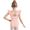 Pink, variant on Oudiya Gymnastics Leotards for Girls Bow Back Chiffon Ruffle Sleeve Ballet Dance Leotard for 2-11 Years