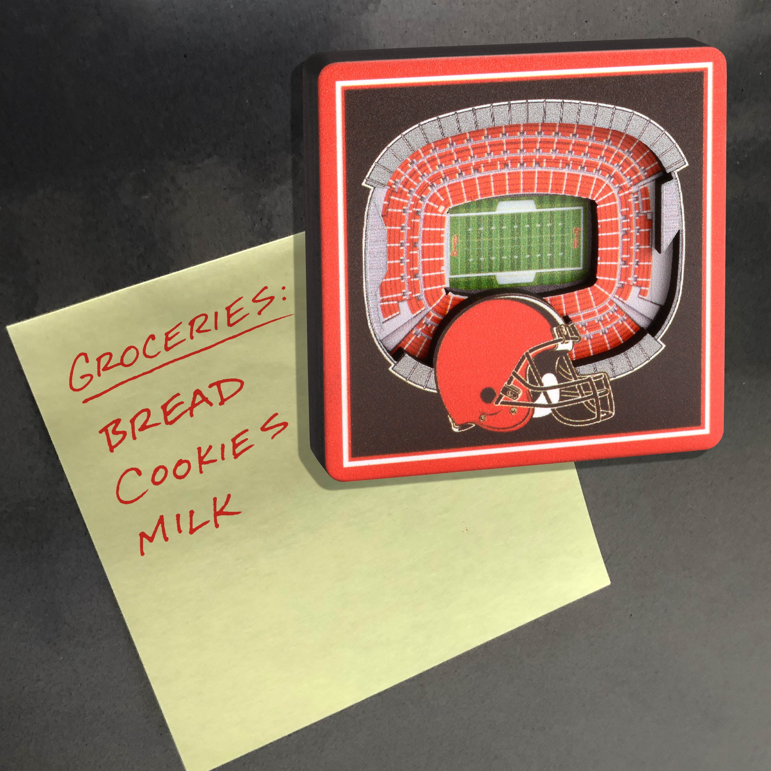 YouTheFan NFL Cleveland Browns 3D StadiumView Magnet
